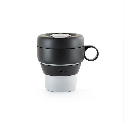 Tazza "To Go" Pieghevole - Lekue Grigio