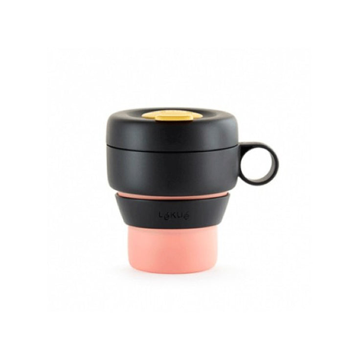 Tazza "To Go" Pieghevole - Lekue Corallo