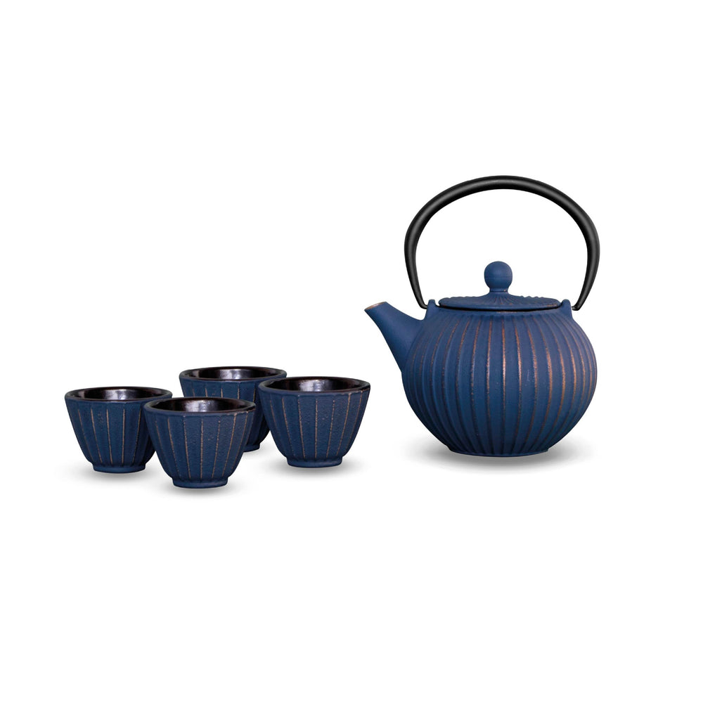 Teiera in Ghisa con Filtro e 4 Bicchieri 500ML - WD Lifestyle