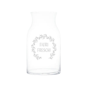 Vaso in Vetro "Fiori freschi" - Simple Day