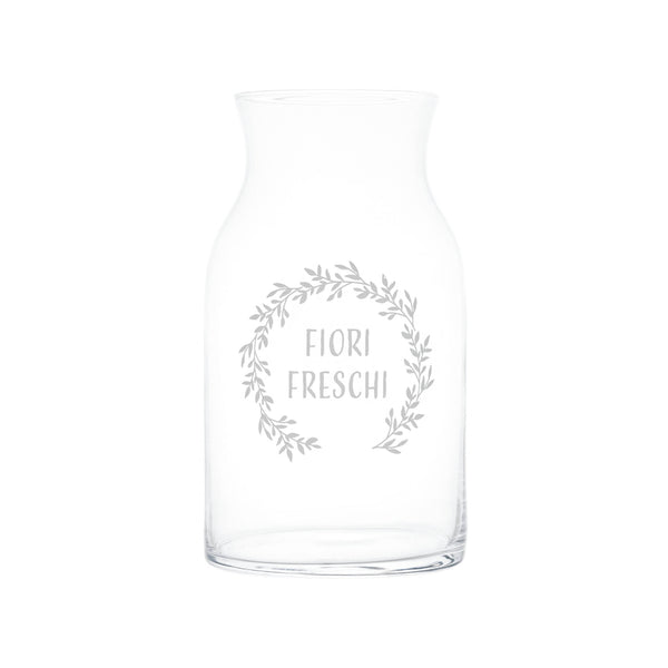 Vaso in Vetro "Fiori freschi" - Simple Day