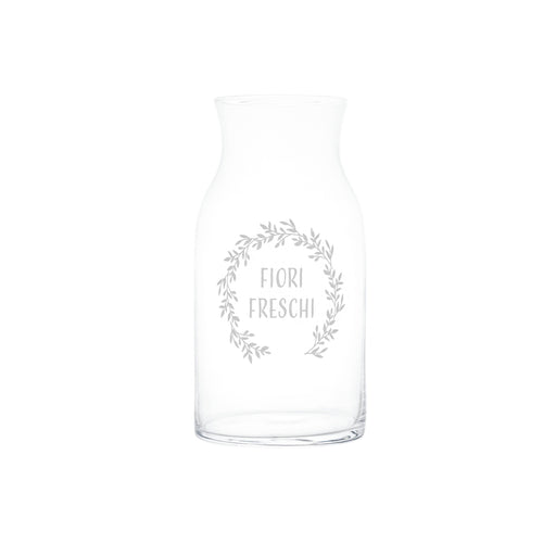 Vaso in Vetro "Fiori freschi" - Simple Day