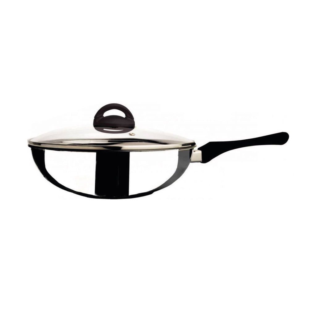 Wok con Coperchio Linea "Fantasia Stone" - Mepra