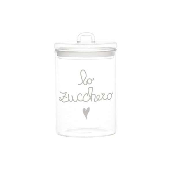 Barattolo in Vetro Borosilcato con Scritta 20CM - Simple Day